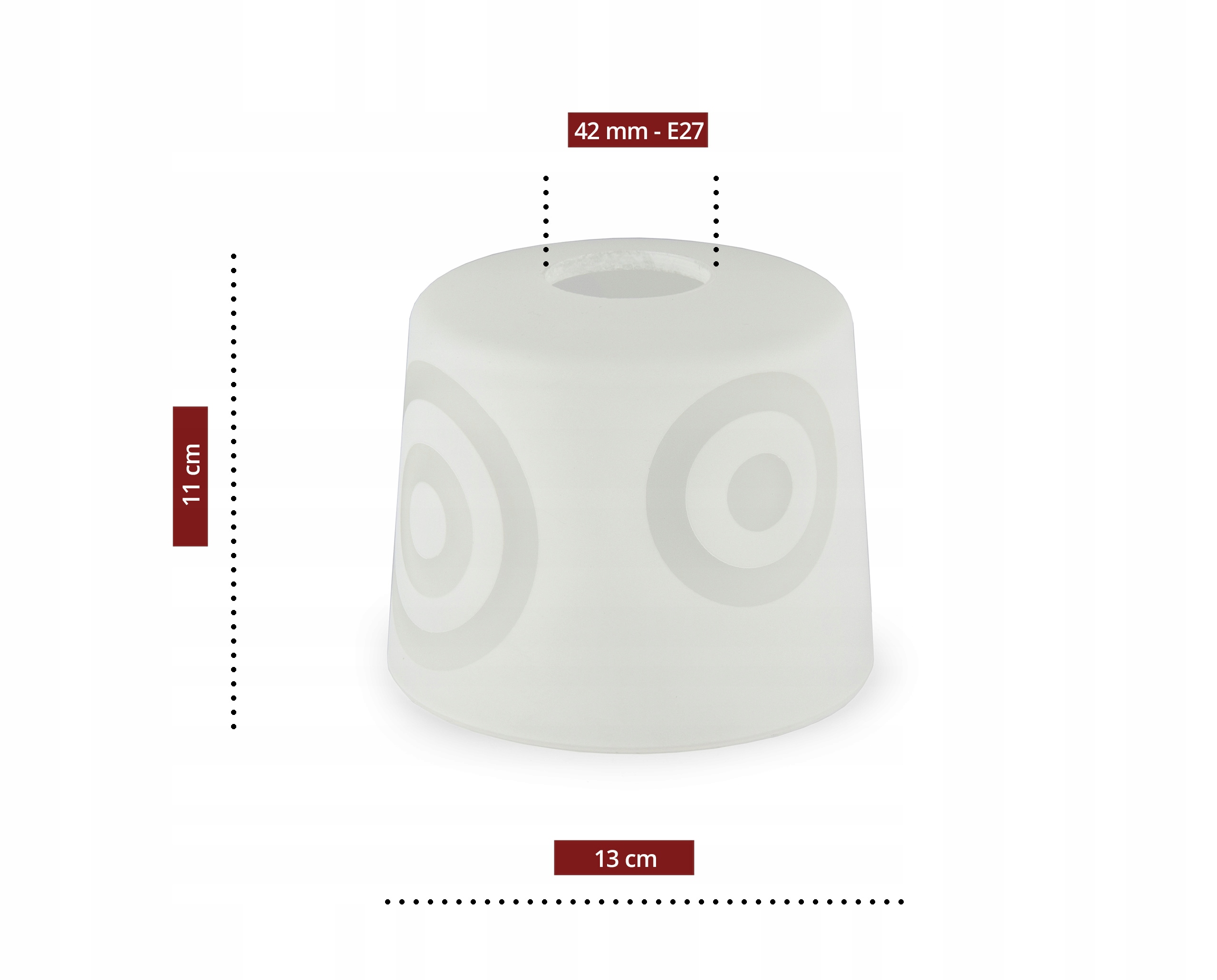 Klosz Szklany do lamp żyrandoli kinkietów N26 Rodzaj klosz