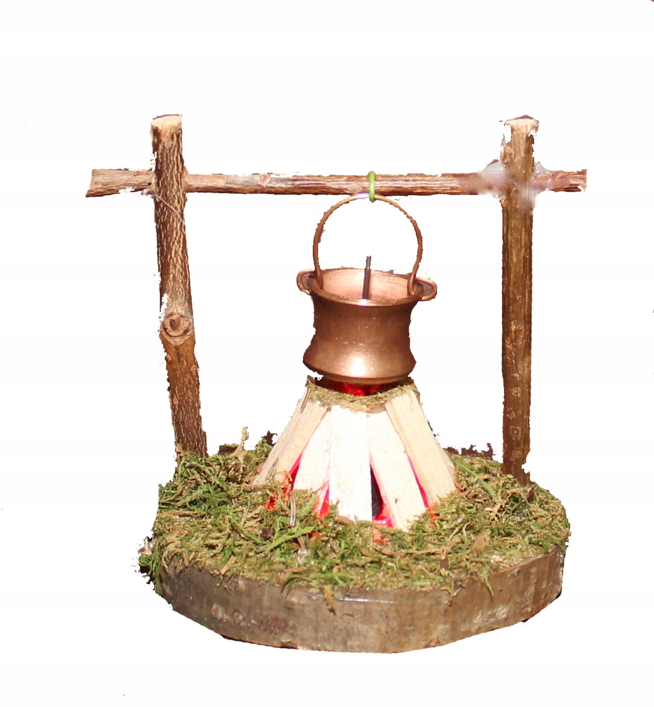 Ohnisko do betlehemu Osvetlené Generátor Dymu 12 cm