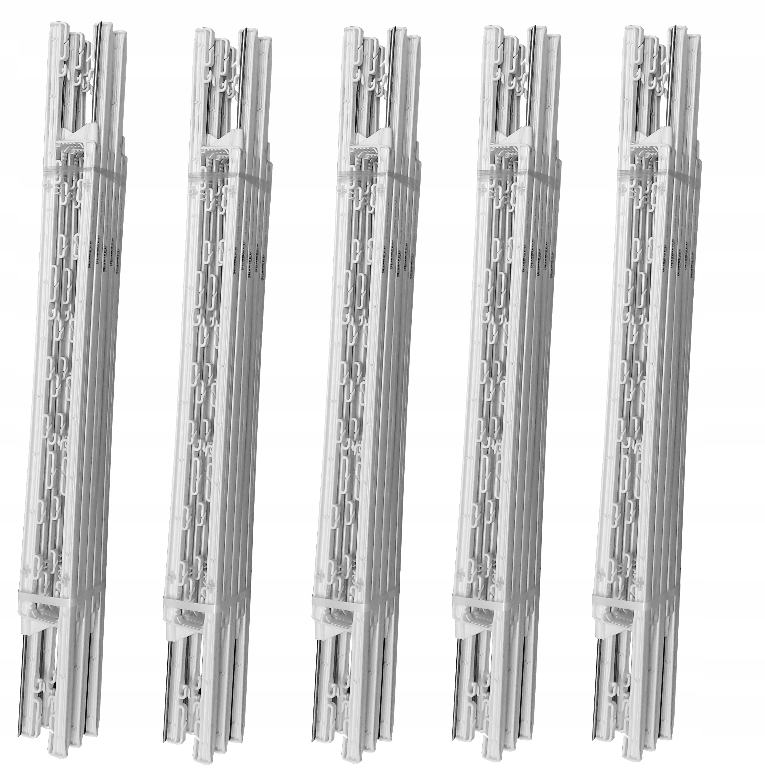 Słupek Palik 105 cm słupki do pastucha 50szt. Kolor biały