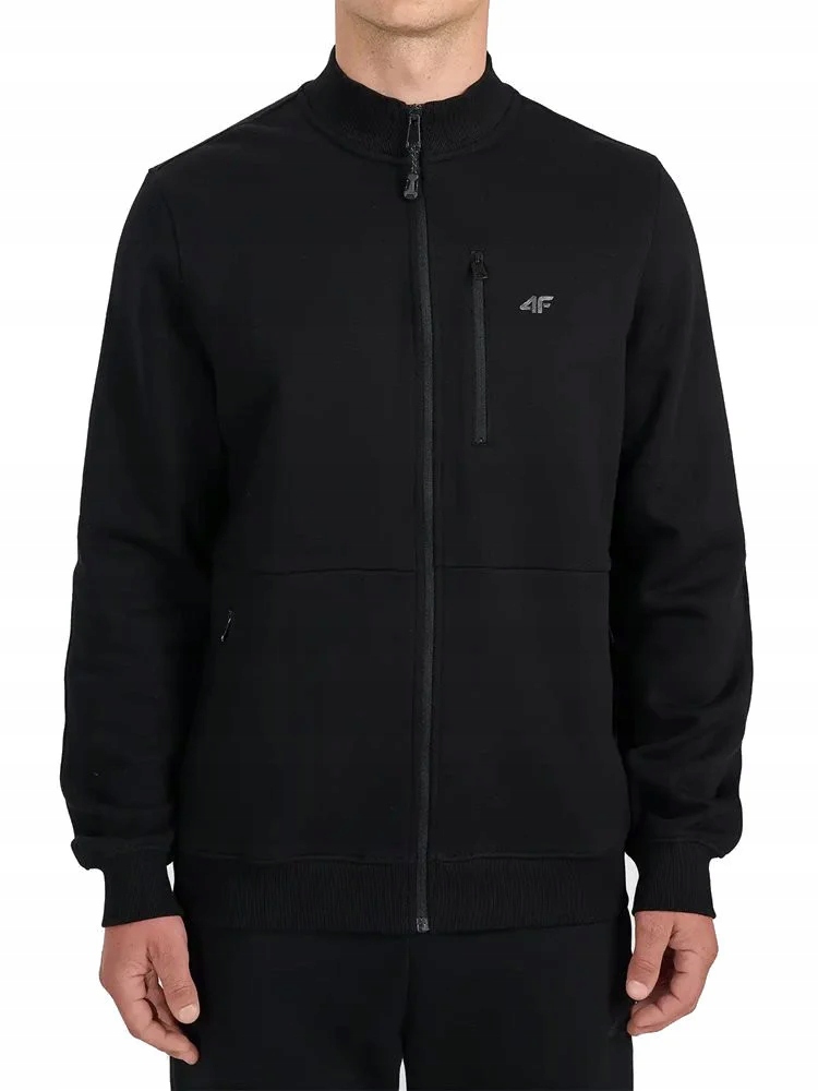 Pánská Mikina na zip 4F M2547 – černá XL