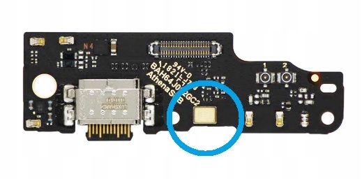 ПЕЧАТНАЯ ПЛАТА РАЗЪЕМ ДЛЯ МИКРОФОНА BLACKBERRY KEY 2