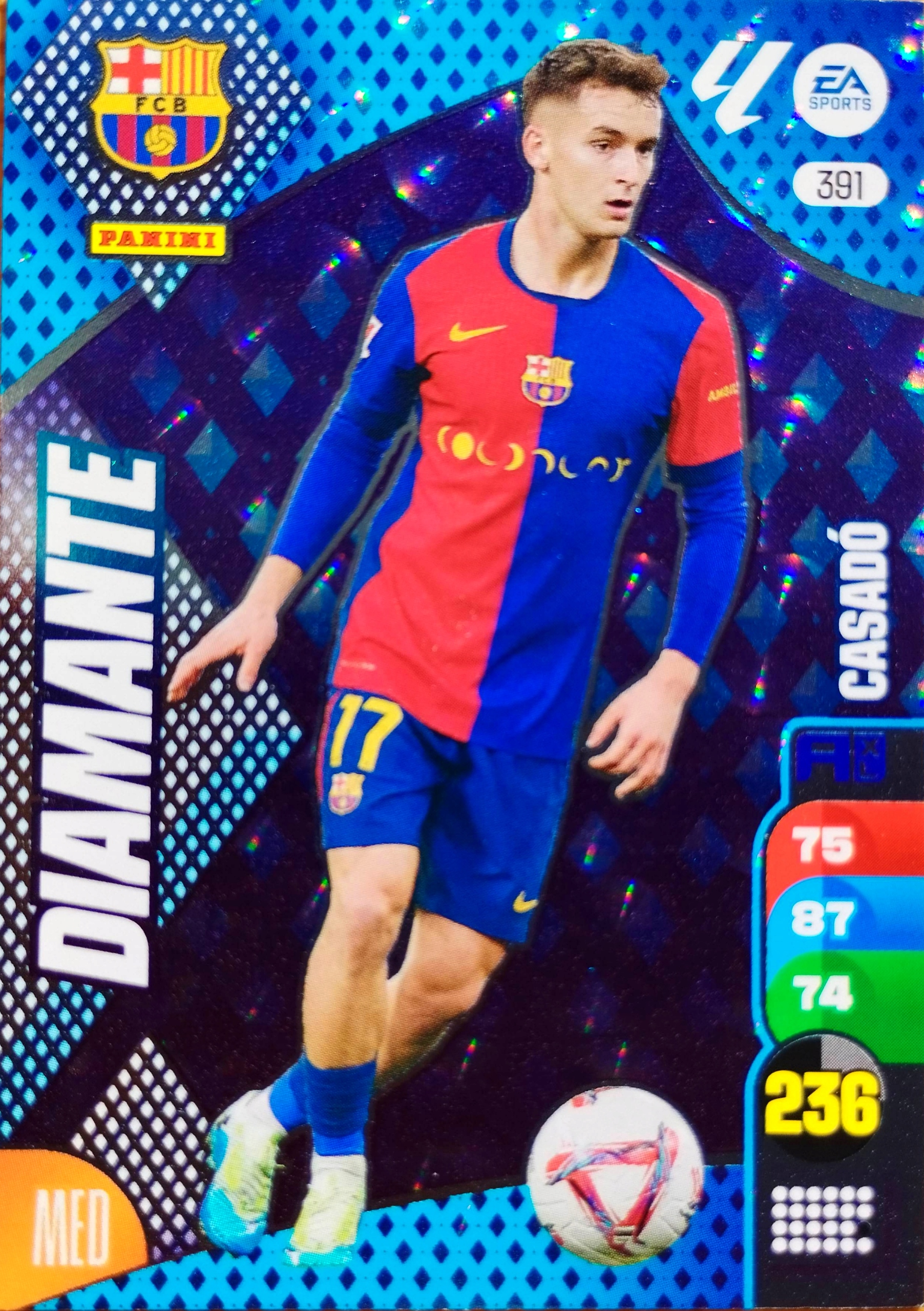 Panini La Liga 2024-25 2025 Diamante 391 Casado Barcelona
