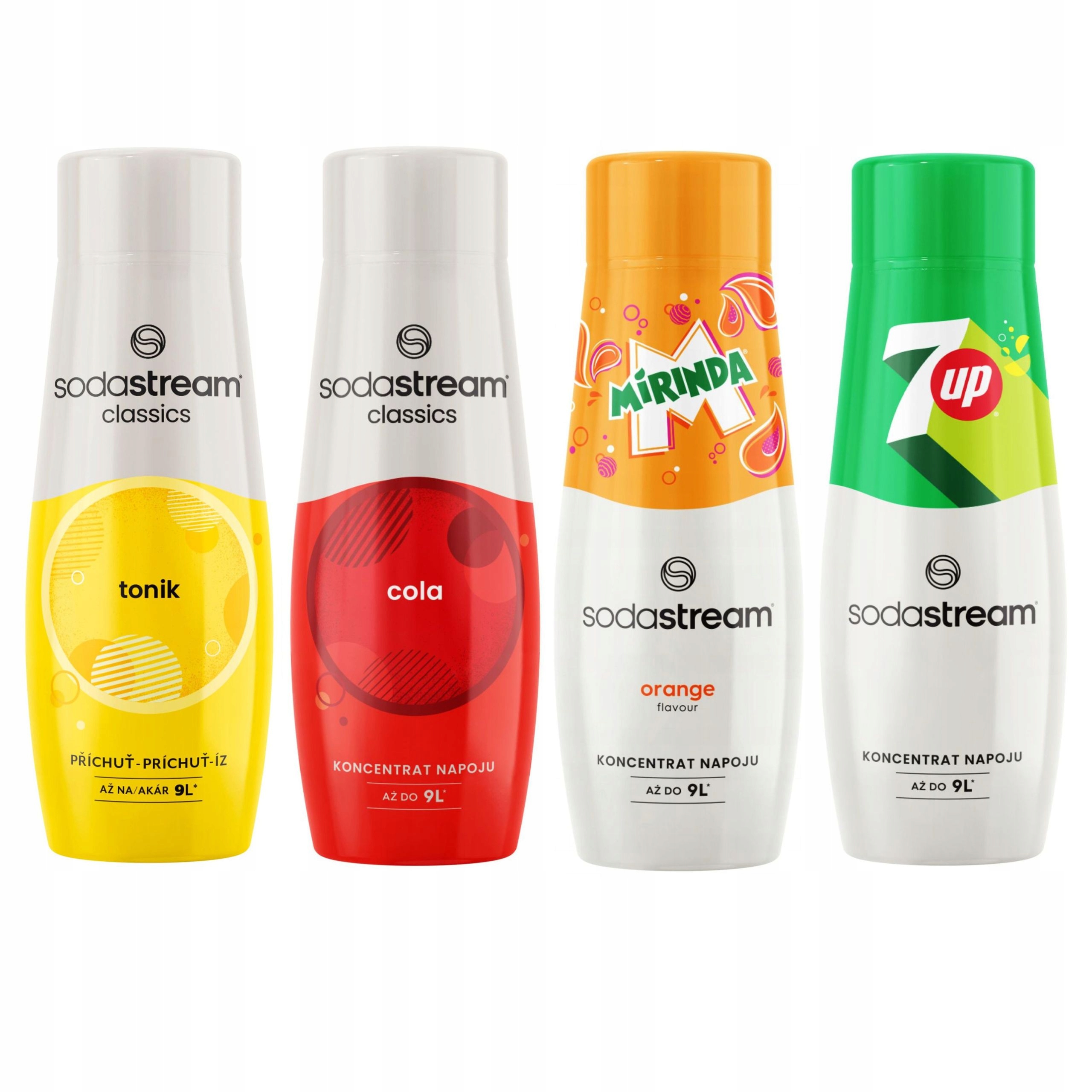 Sirup do saturátoru SodaStream Cola Mirinda 7Up Soda