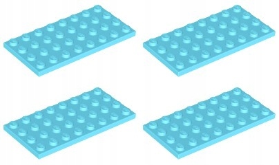 

Lego 3035 Płytka 4x8 lazurowa śr. Nowa (20g) 4 szt