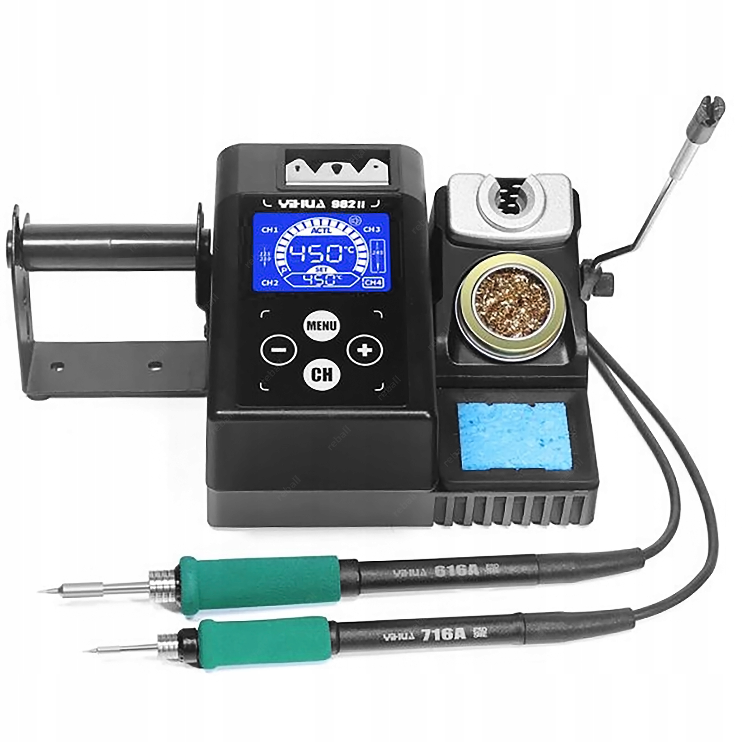 Pájecí Stanice Yihua 982-II 120W 2 Baňky 2 Hroty C245 C210