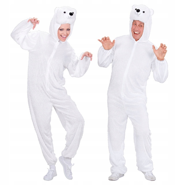 Kostým Polární Medvěd Bílý Medvídek Unisex M/L