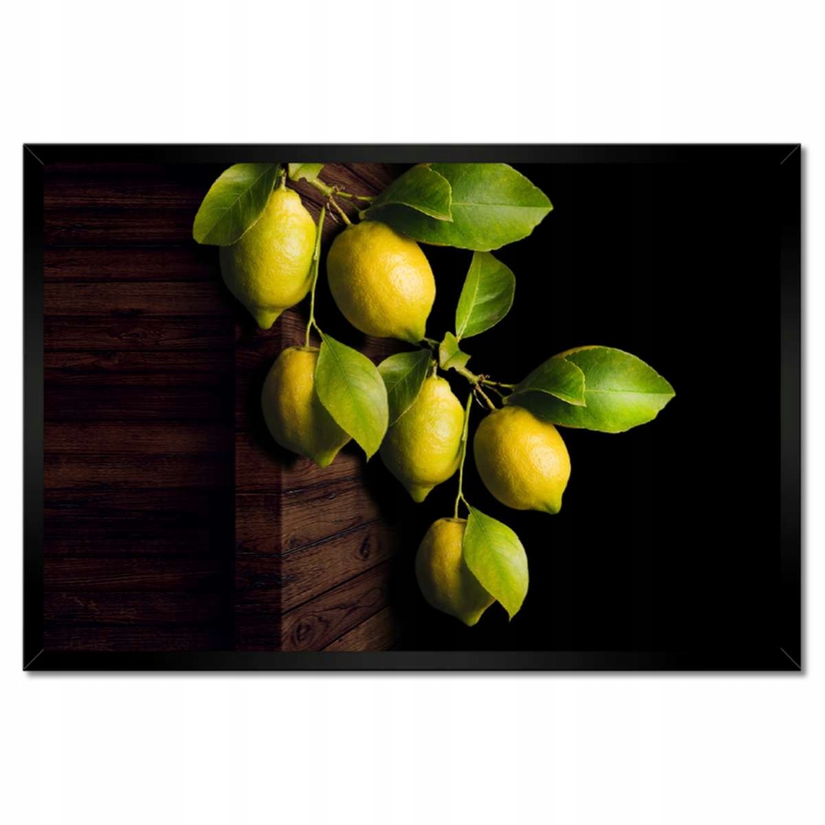 Plakáty v rámu 60x40 Přírodní citron Citrusy