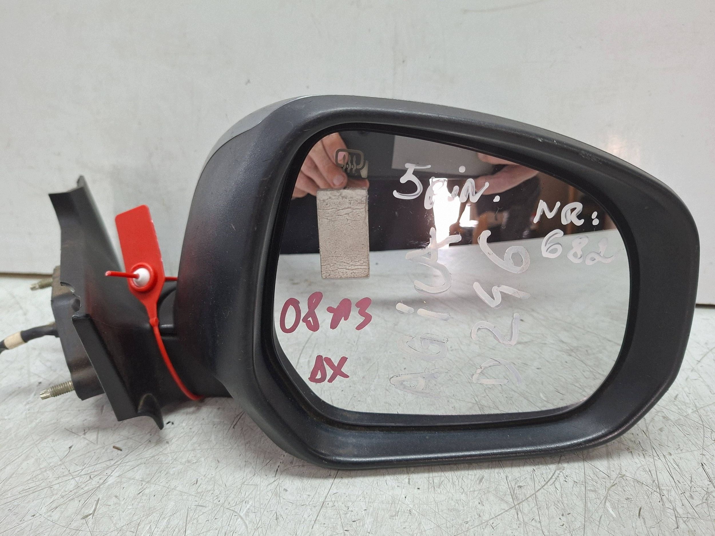 mirror right 5 vertical OPEL AGILA B 2008