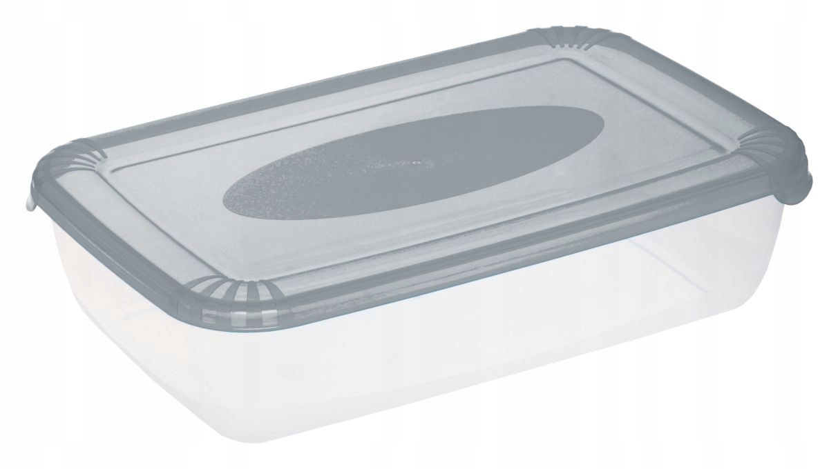 PLAST TEAM POLAR POJEMNIK PROSTOKĄTNY 0,45 L SZARY