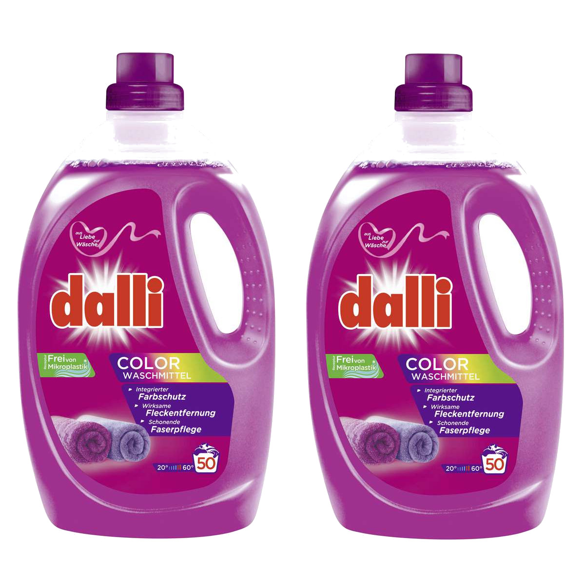 Levně 2x Dalli Gel na praní Color 2,75 l 50 praní