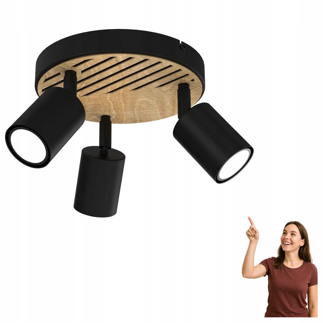 Trojitá lampa reflektor spot Terra 9961 Luminex