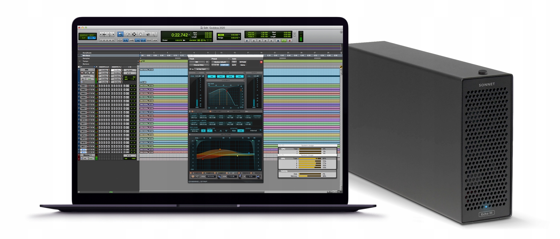 Sonnet Echo III Desktop Box dla 3xFull PCIe do TB3 Producent SonnetTech