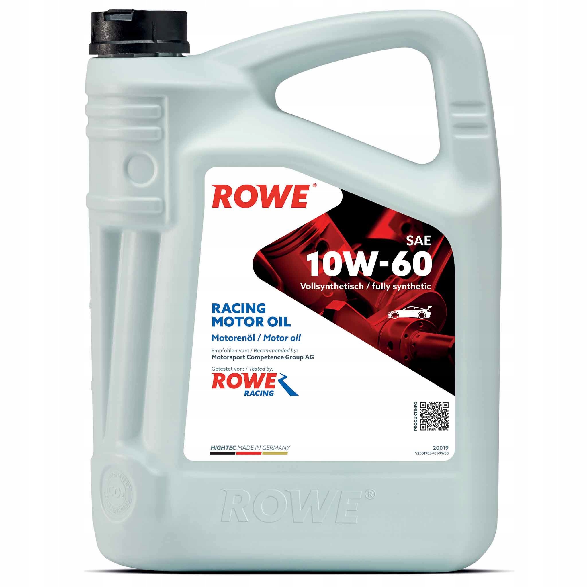 Hightec Racing Motor Oil 10W-60 5L Rowe