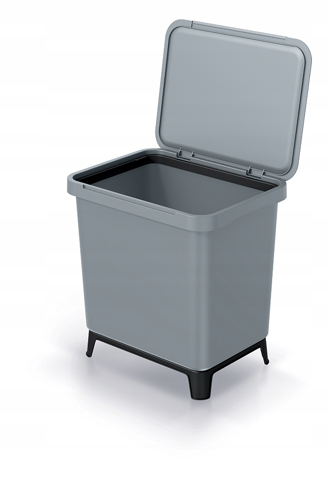 Odpadkový koš Systema objem: 29 l, barva: světle šedá