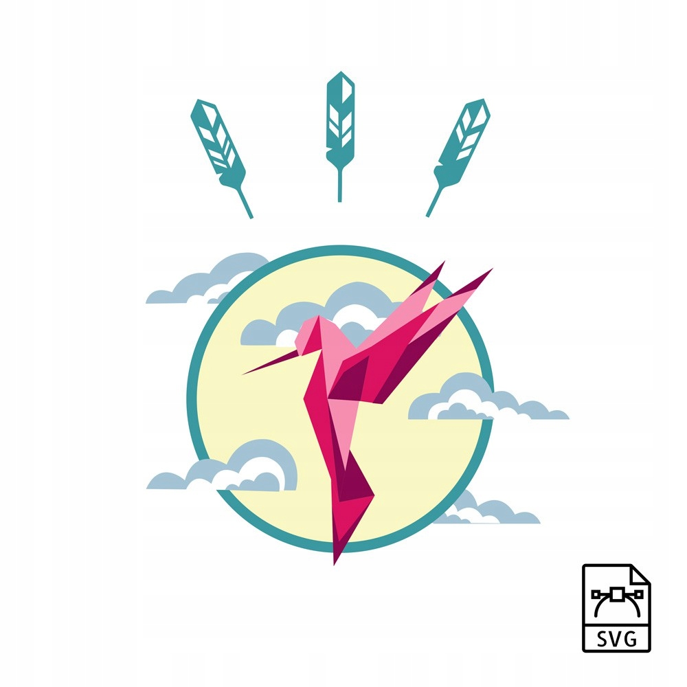 io drugi g warto nazw Hummingbird - Vector graphics