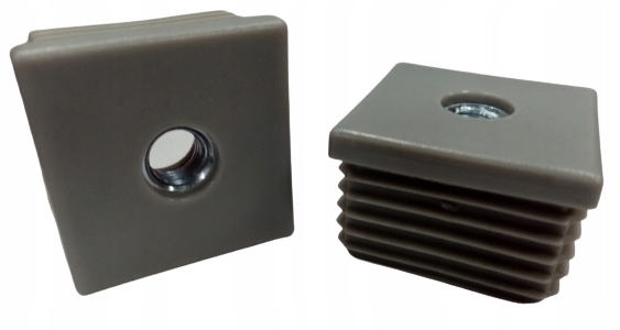 

Wkładka z gwintem metalowym M10 30x30 Szara