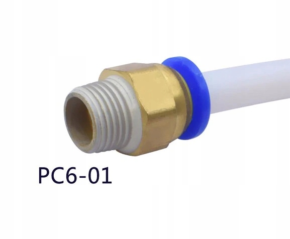 

złącze, szybkozłączka PC6-01, Bowden, 3D, 3,0mm