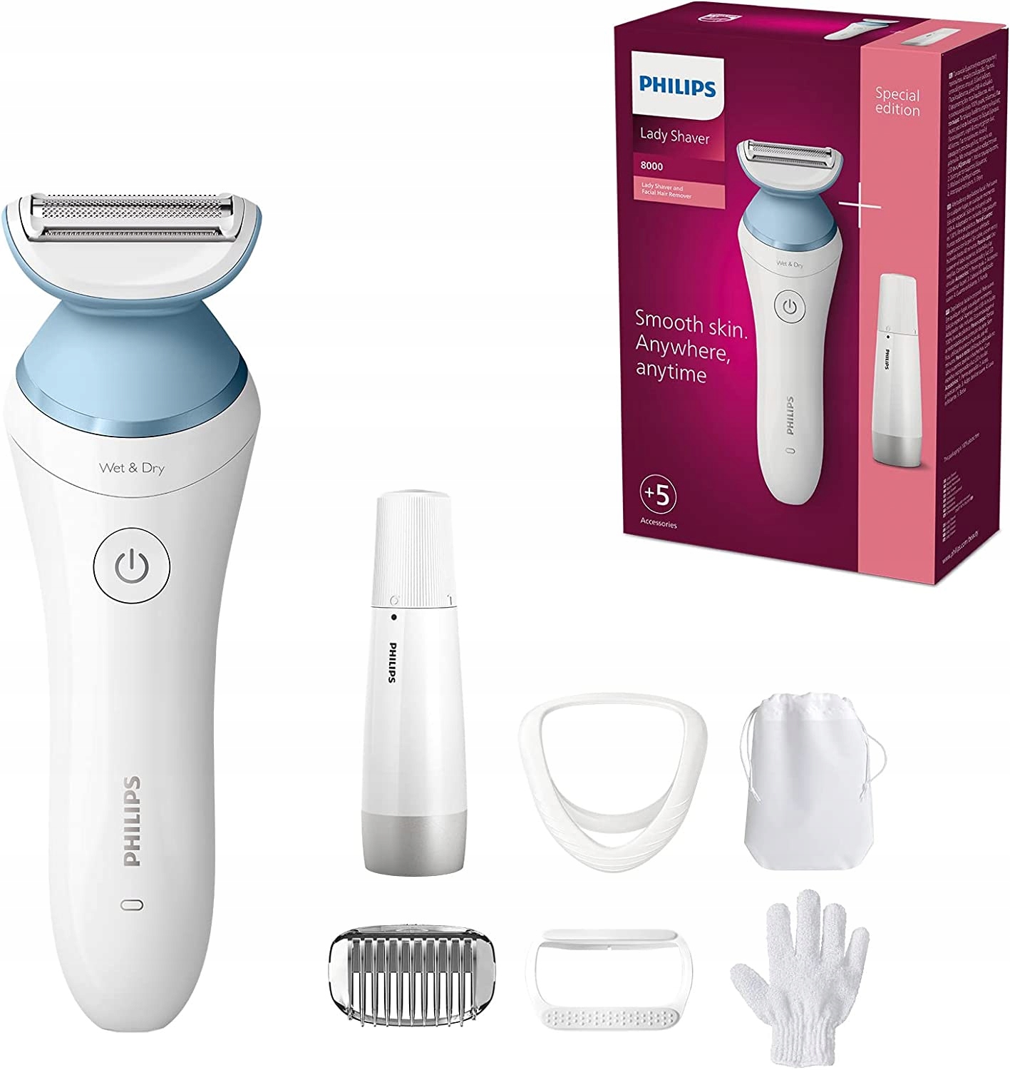 Holiaci strojček Philips BRL166/91 dámsky, elektrický