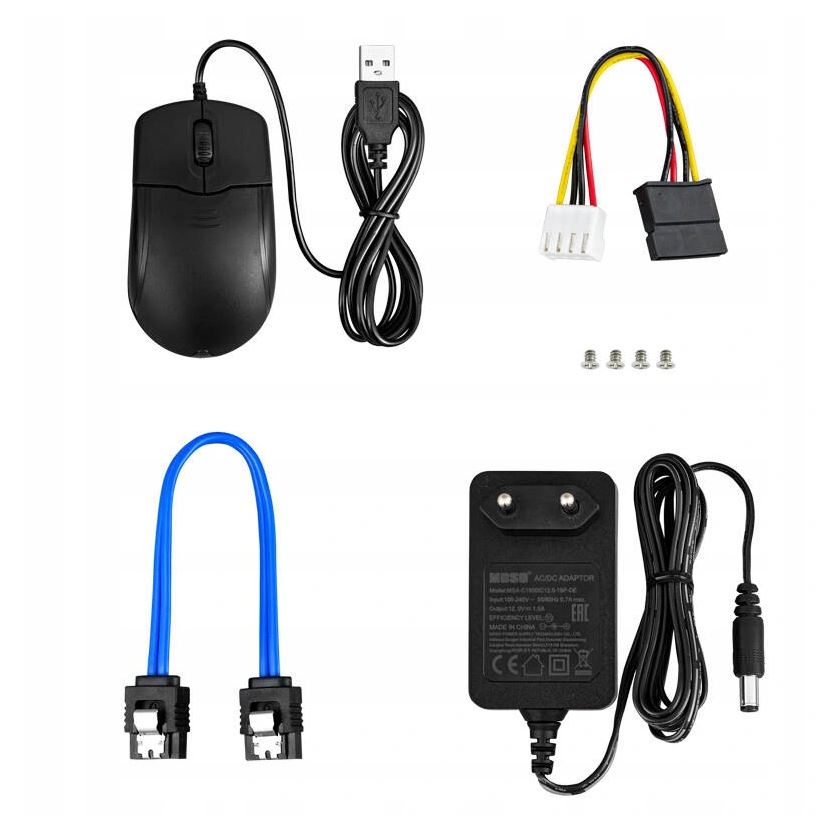 Rejestrator IP Hikvision HWN-4108MH + Switch PoE Liczba obsługiwanych kamer 8