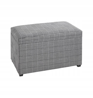 Komoda Haku 65 x 40 x 42 cm biela, čierna