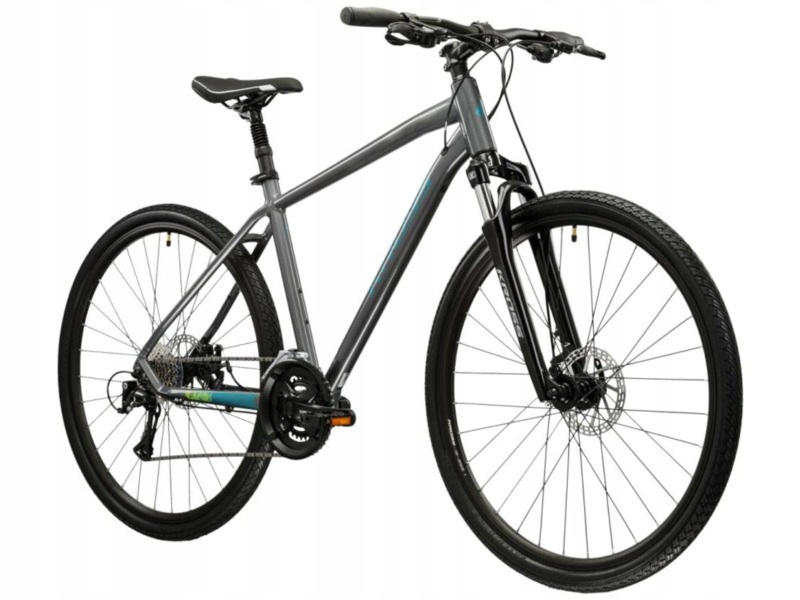 Rower trekkingowy Kross Evado 3.0 M19 28 cali męski Szaro-morski