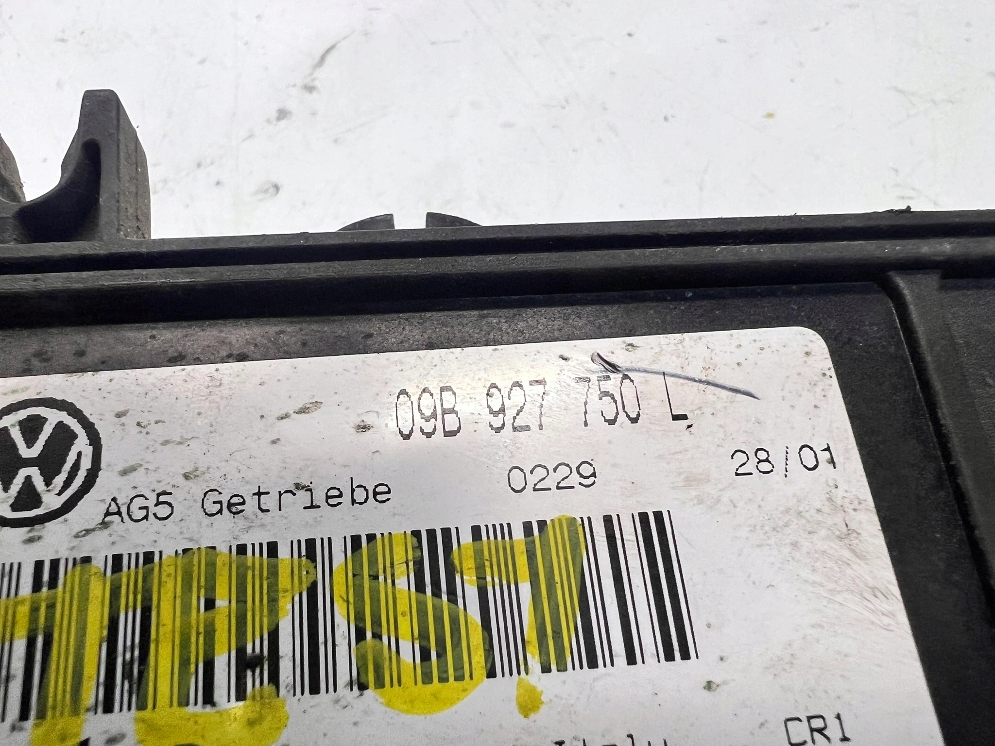Bedienteil Getriebe getriebe VW SHARAN 09B927750L