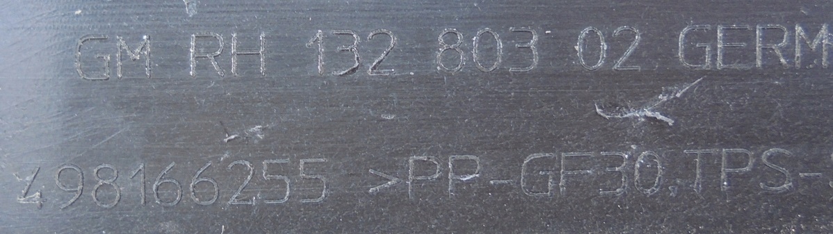 OPEL ASTRA J 15 R LISTWA KLIN SZYBY PRZÓD Typ samochodu Samochody osobowe