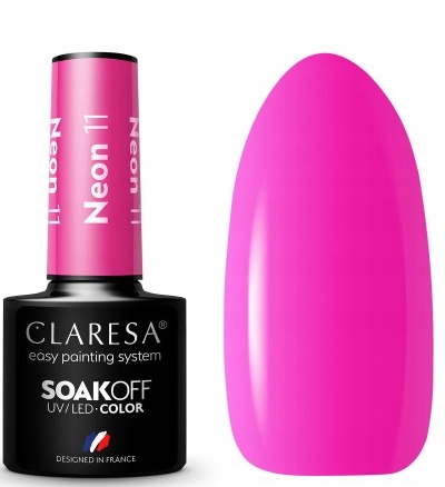 

Claresa Lakier Hybrydowy Uv/led Neon 11
