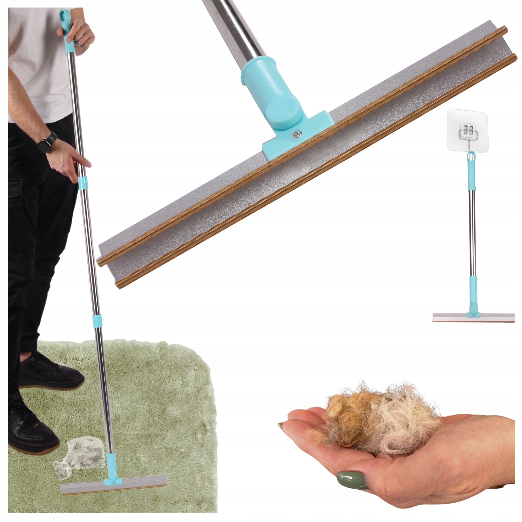 Levně Kartáč Na Odstraňování Srsti Psa Kočky Z Pohovky Čistícího Koberce