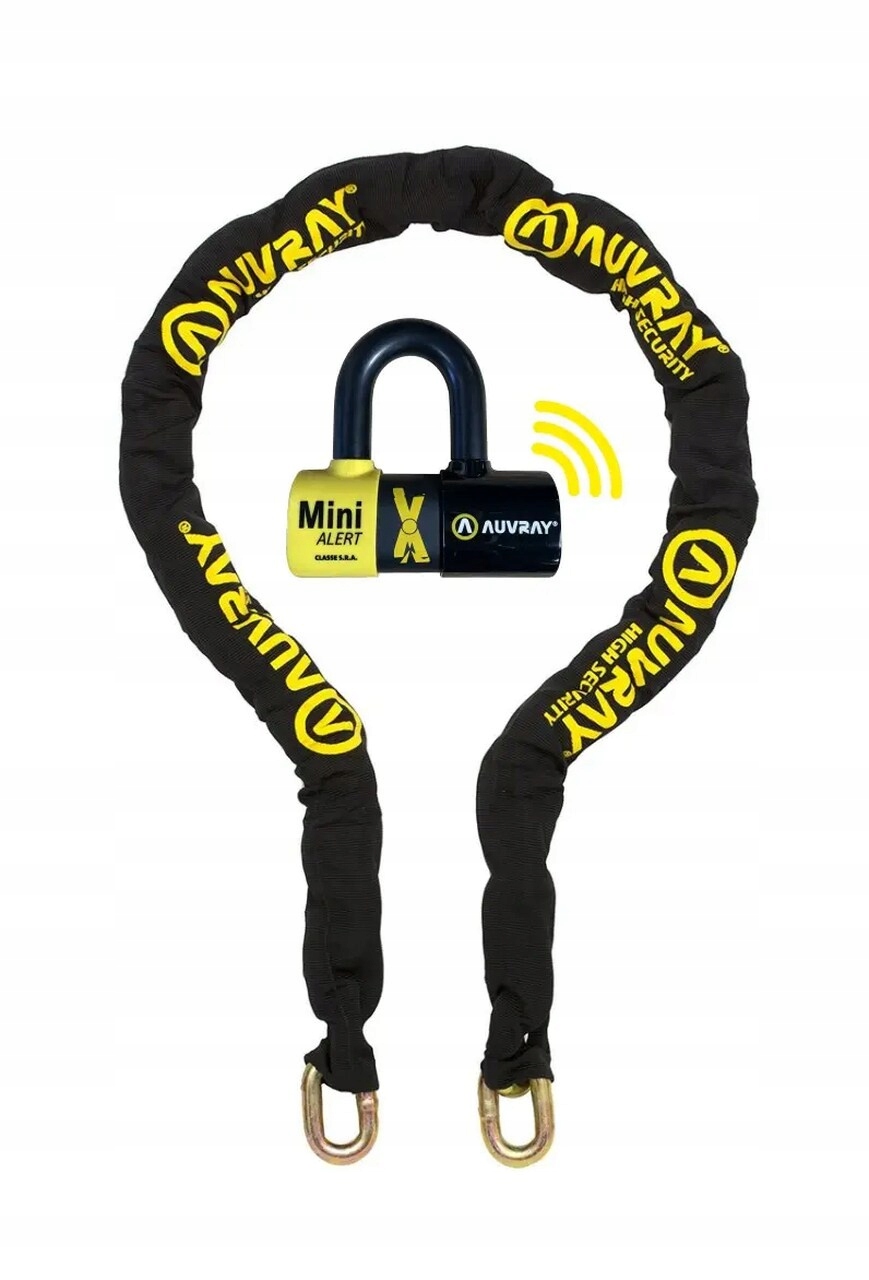 Sada reťazí s visiacim zámkom Auvray X-Trem Chain Alarm 170 cm