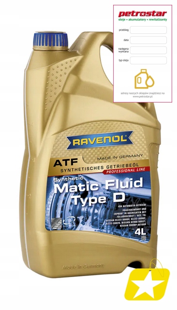 Ravenol Atf Matic Fluid Type D 4 L