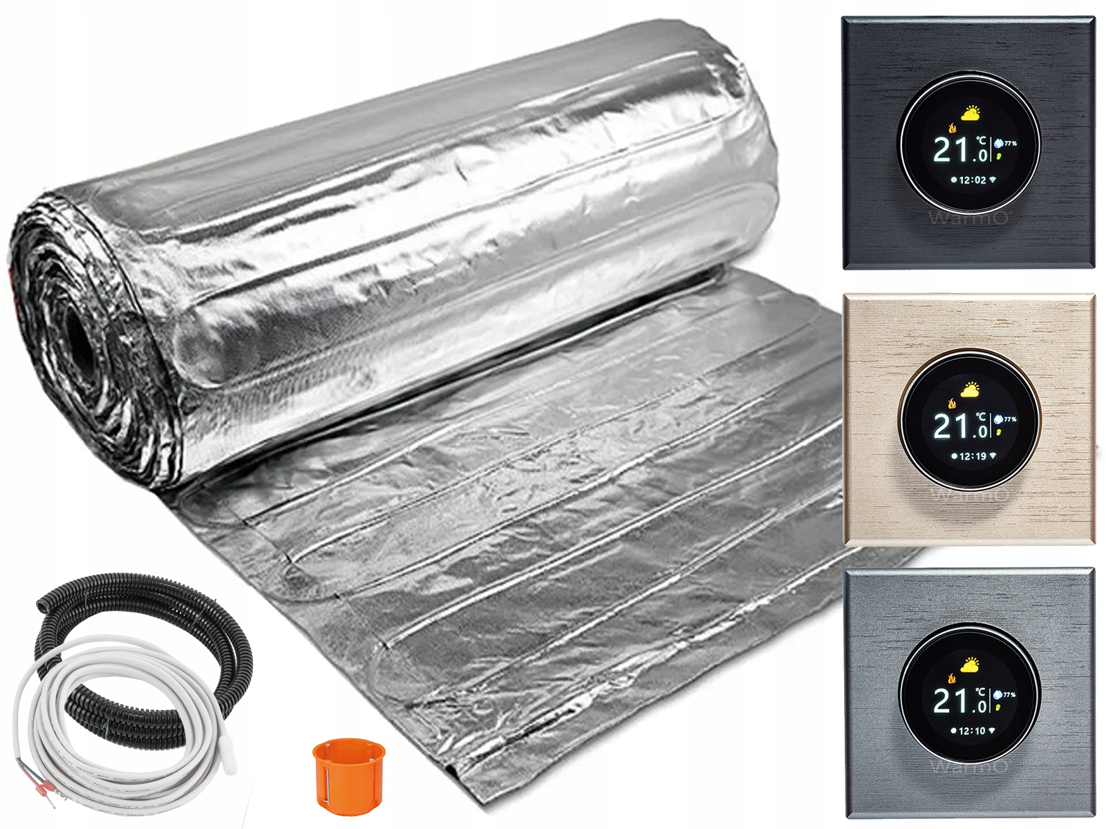 Sada Thermotec Vykurovacia Podložka pod panely 6 m2 150 W/m2 Warmo B70 Wifi