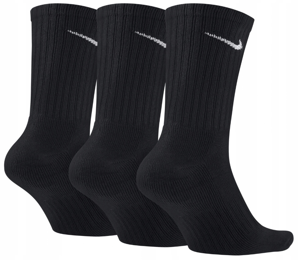 Skarpetki Nike długie EVERYDAY COTTON LIGHTWEIGHT CREW czarny rozmiar 38-42 Kolekcja Wiosna Lato 2021
