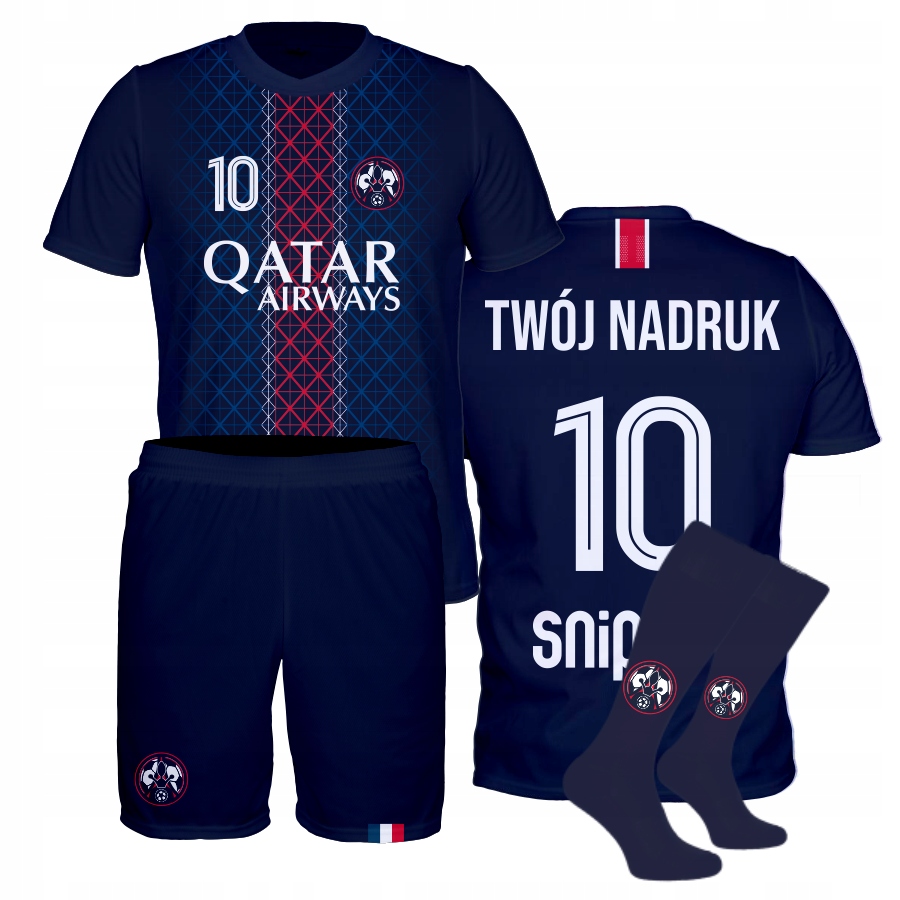 Fotbalové oblečení Paříž Psg štulpny Vlastní Potisk velikost 122