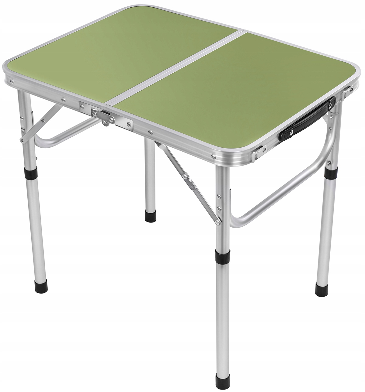 Stolik Turystyczny kempingowy składany 60x45x25-56 cm Zielony