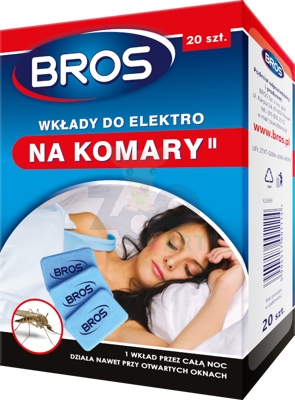 

Bros wkłady do elektro na komary 20szt
