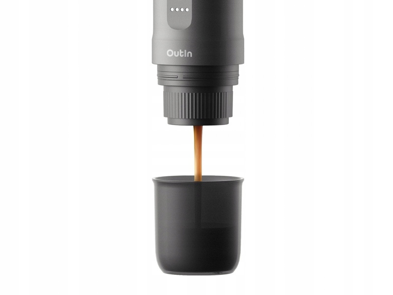 Outin Nano Travel Kit, Espresso Machine Bundle with Nano Protective Case, model OTEM-01, color Space Gray — 12