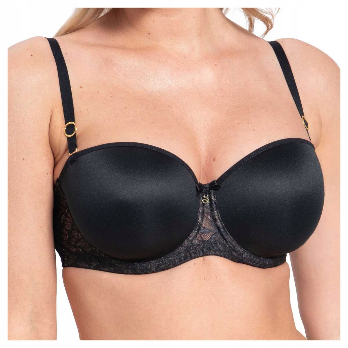 Samanta Podprsenka hladká balkonetka podprsenka Amelia A450 černá 70C