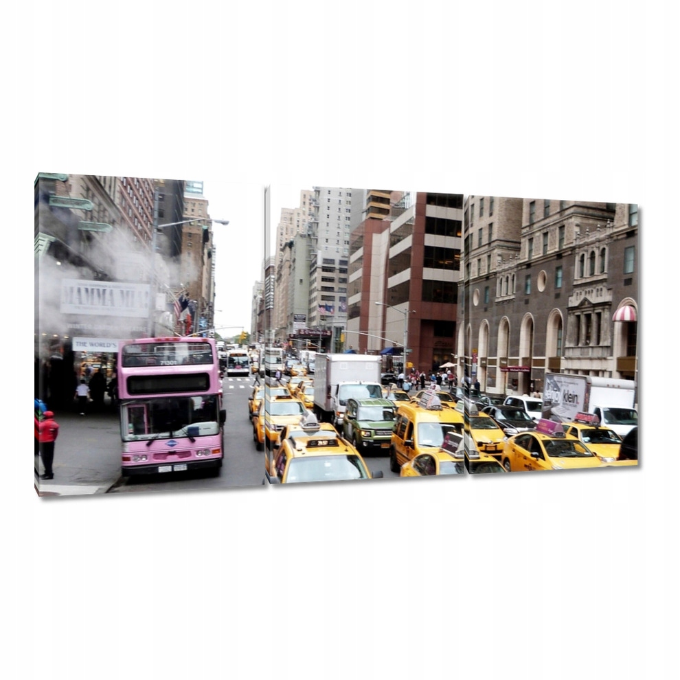 

Obrazy 120x60 Nowojorskie taksówki