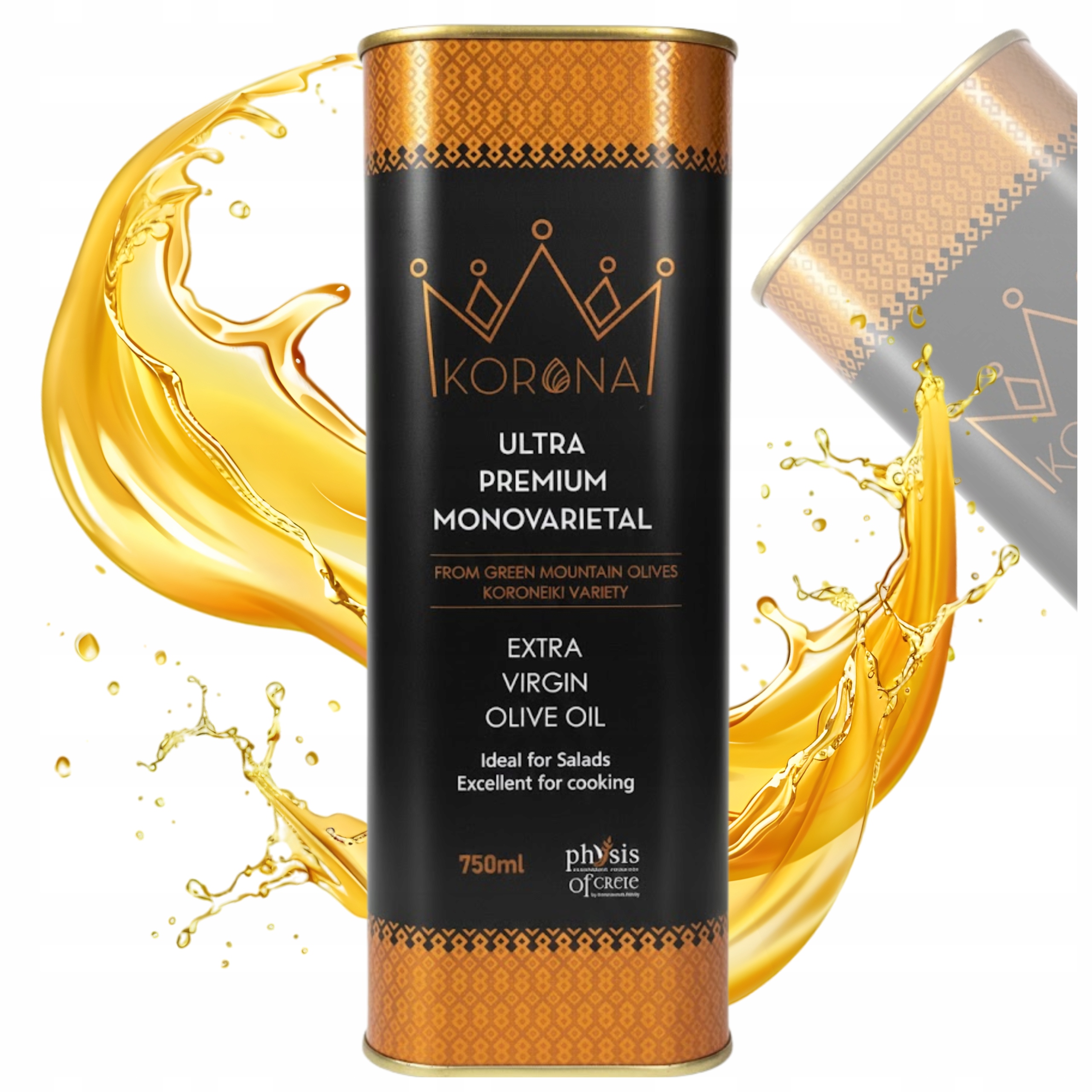 Levně Extra Panenský Olivový Olej Řecká 750 ML Koruna Ultra Premium Koroneiki