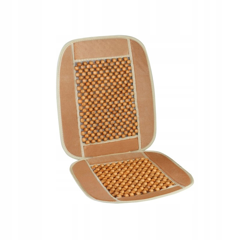 

Mata Koralikowa Koraliki Na Siedzenie Fotel Beż