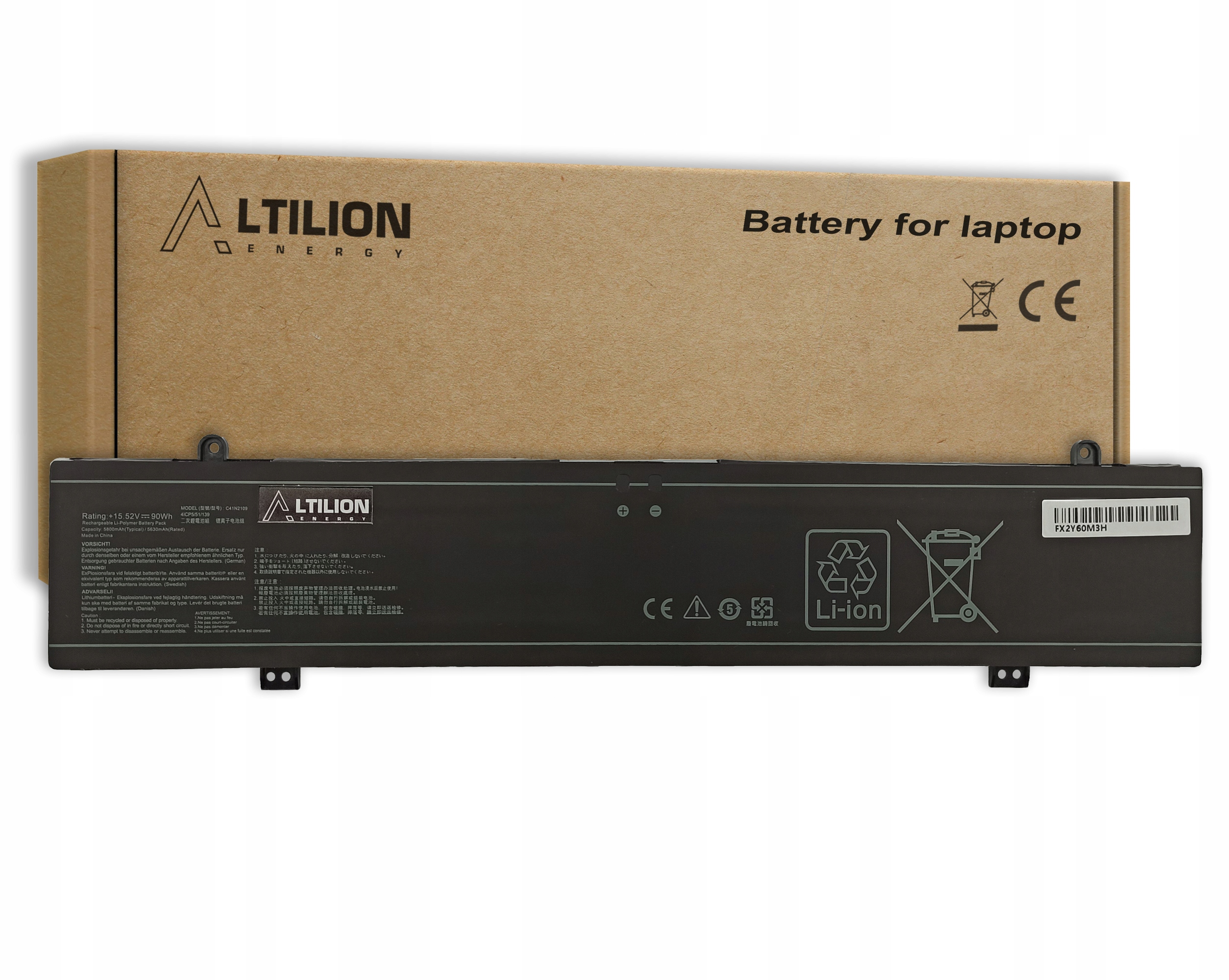 Batéria Altilion Energy C41N2109 kompatibilná s Asusom