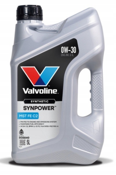 Olej Silnikowy Valvoline Synpower Mst Fe C2 0W30 5L