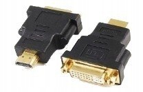 Gembird Adapter Hdmi na DVI, M/f, czarny