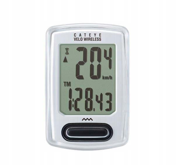 Cyklopočítač Cateye Velo Wireless CC-VT230W, bílý