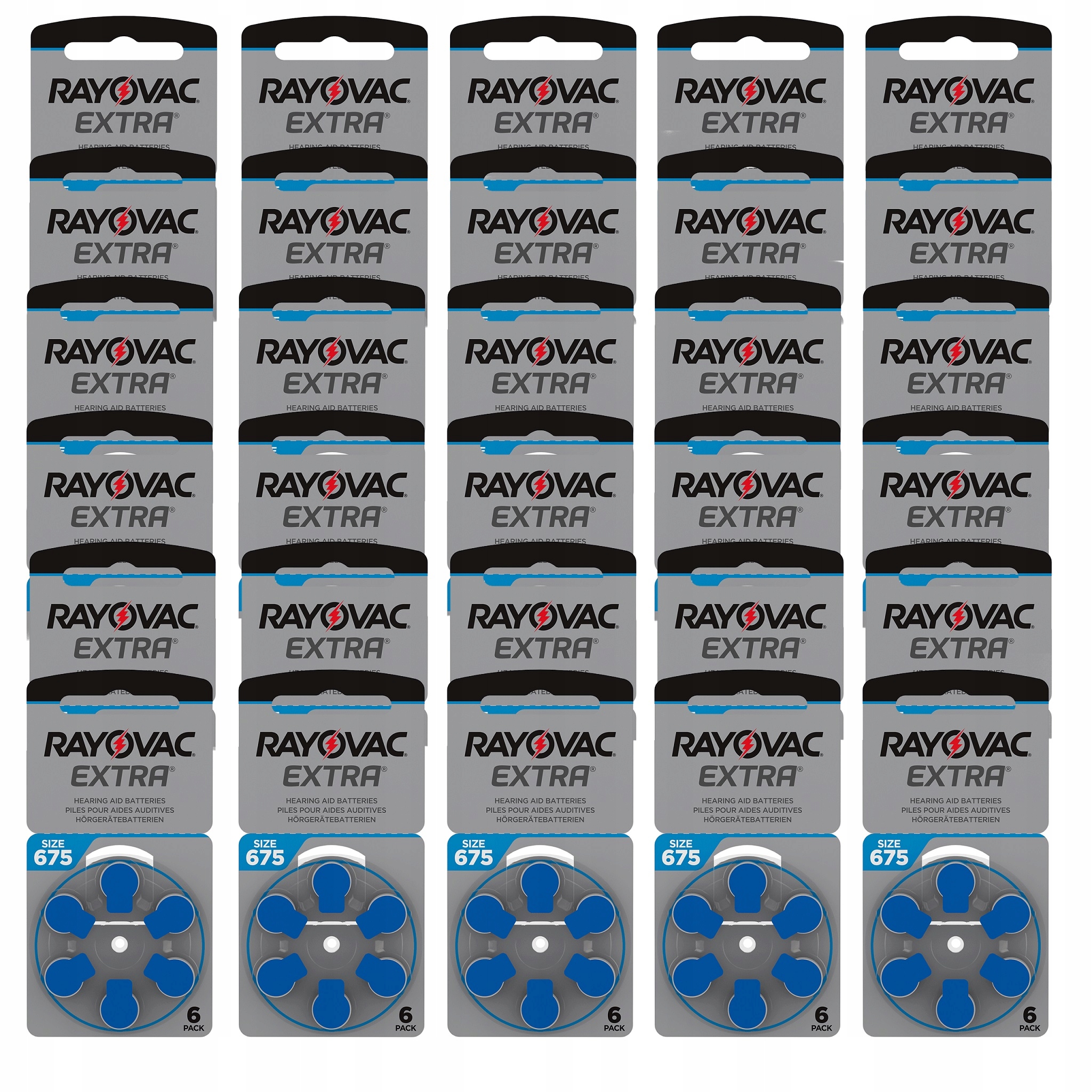 

Rayovac 120x Baterie Słuchowe 675 Mf PR44 ZincAir