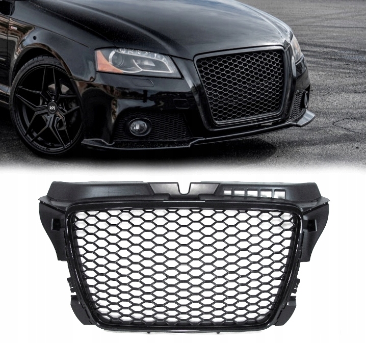 

Jedyny grill Audi A3 8P lift 08-11 Rs look połysk