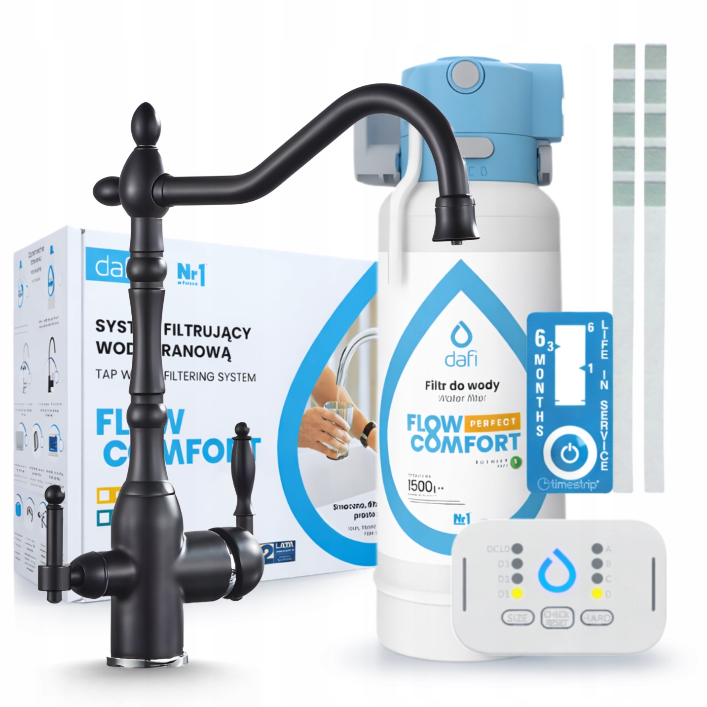 Filtr Na Vodu Pod Dřez Dafi Flow Comfort A Třícestný Kohoutek Otočný Výtok