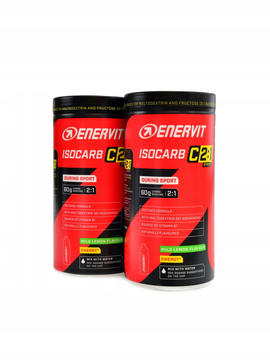 Enervit carbo IsoCarb 2:1 2 x 650 g citron Duopack