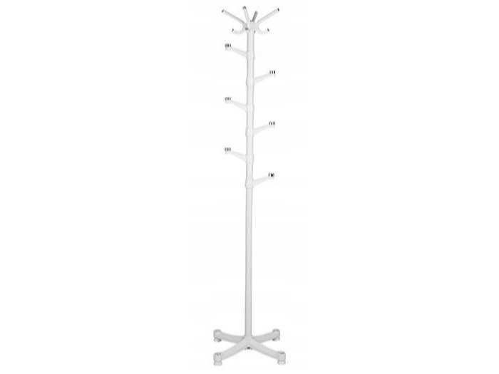 Wieszak na kurtki ubrania stojak stojący biały Stan opakowania oryginalne